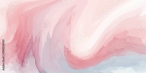 Soft abstract watercolor background with pink rose petals and red carnation textures creating a beautiful floral art design for wedding decorations.