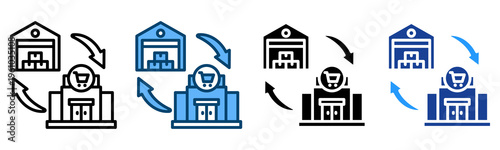 Procurement Icon Multiple Style Vector Collection   