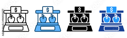 Apple Icon Multiple Style Vector Collection   