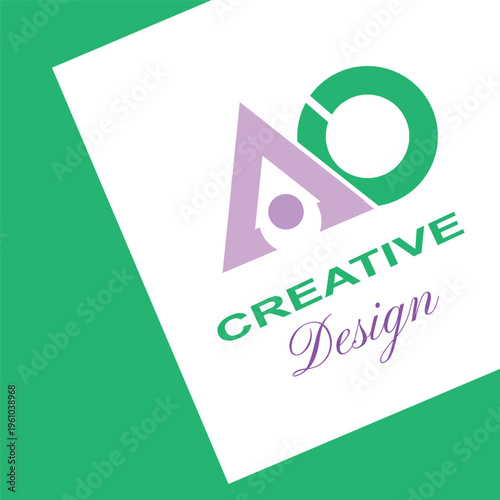 AO Creatove Logo Design.