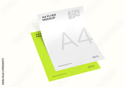 Two A4 Flyers Mockup