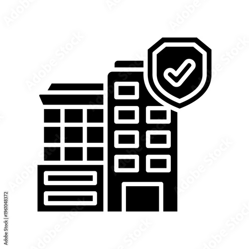 Insurance Company glyph icon