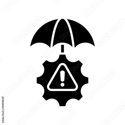 Insurance Risk Management glyph icon