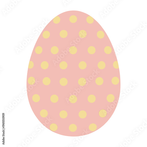 Polka Dot Easter Egg Sticker