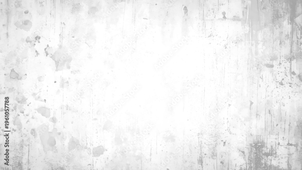 Fototapeta premium Gray and white textured background with peeling paint and stains on old surface abstract grunge design element