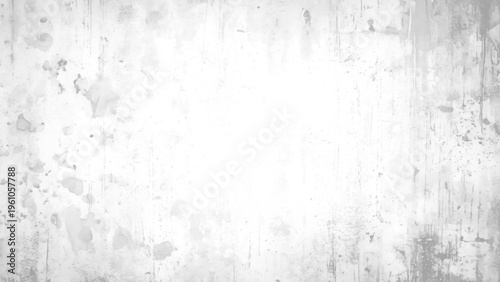 Gray and white textured background with peeling paint and stains on old surface abstract grunge design element