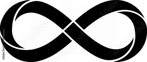 Infinity symbol, a representation of endless possibilities and eternity.