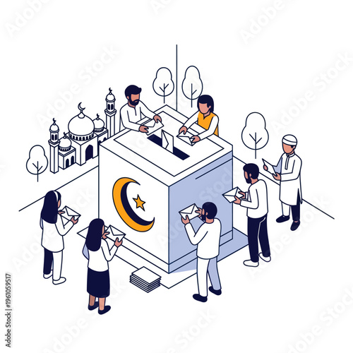 People Around Kaaba During Hajj Pilgrimage.