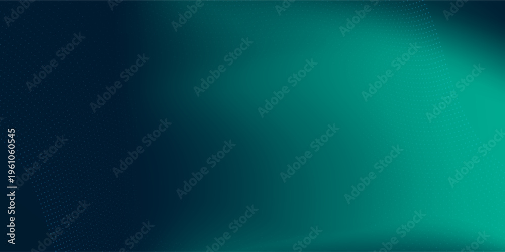 Obraz premium Digital technology speed connect blue green background, cyber nano information modern dots art