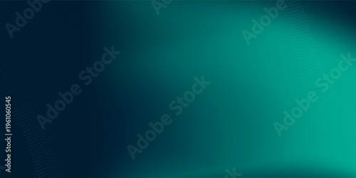 Digital technology speed connect blue green background, cyber nano information modern dots art