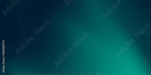 Digital technology speed connect blue green background, cyber nano information modern dots art pattern elegant