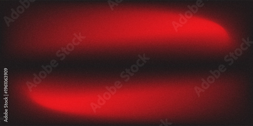 The dark red and black abstract design contrasts nicely with the rough-textured noise dots.