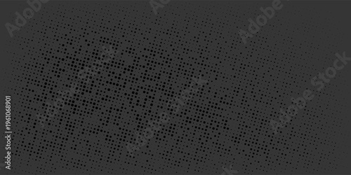 Modern abstract dark background featuring a smooth halftone dot pattern with subtle gradient shading. 