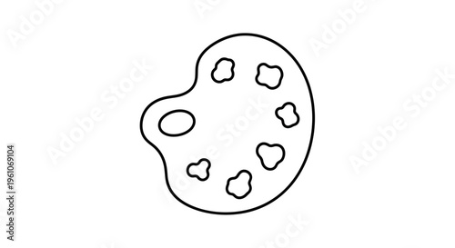 Colorful Palette for Artistic Creations.