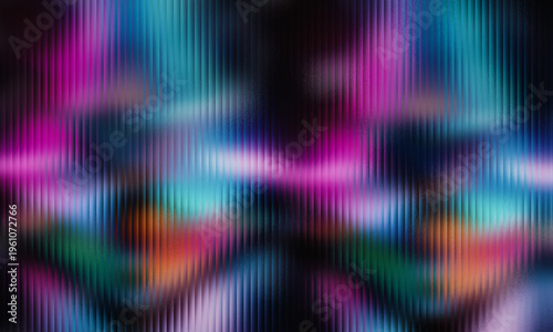 Creative Glass Morphism Backdrop with Spectrum Color Flow