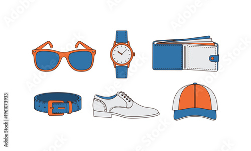 Vibrant accessories collection featuring bold colors and classic styles