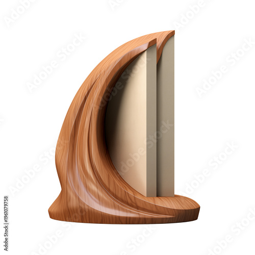 abstract wooden sculpture png