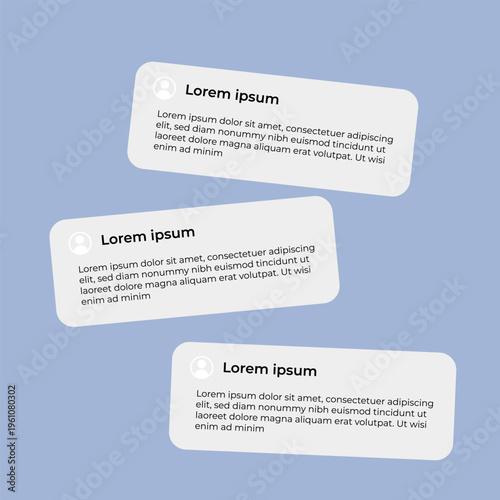 Chat speech bubble set. Chat messenger. SMS text frame for Iphone. Smartphone Message Interface. Vector illustration. Android. Smartphone. IMessages. We Chat. Line. Whatsapp. Samsung Galaxy