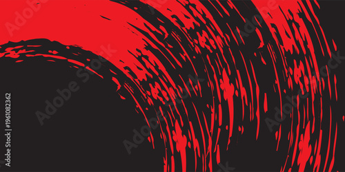 Grunge texture effect background. Distressed rough dark abstract textured. Black isolated on red. Graphic design element vintage style decoration concept for banners, flyer, card, or brochure cove