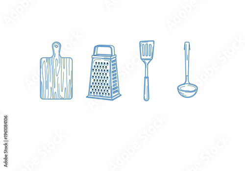 Set of three colorful eight-pointed stars with square center - red, purple, green graphic elements, star shape, graphic element