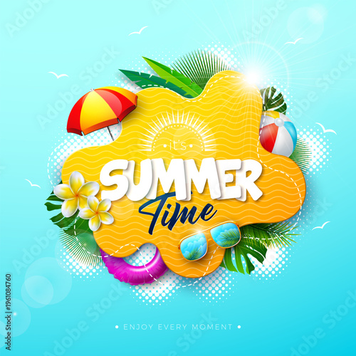 summer time vector 