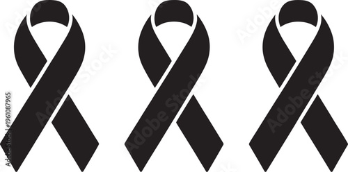 Breast cancer ribbon vector illustration, awareness symbol, pink ribbon for health support and cancer awareness