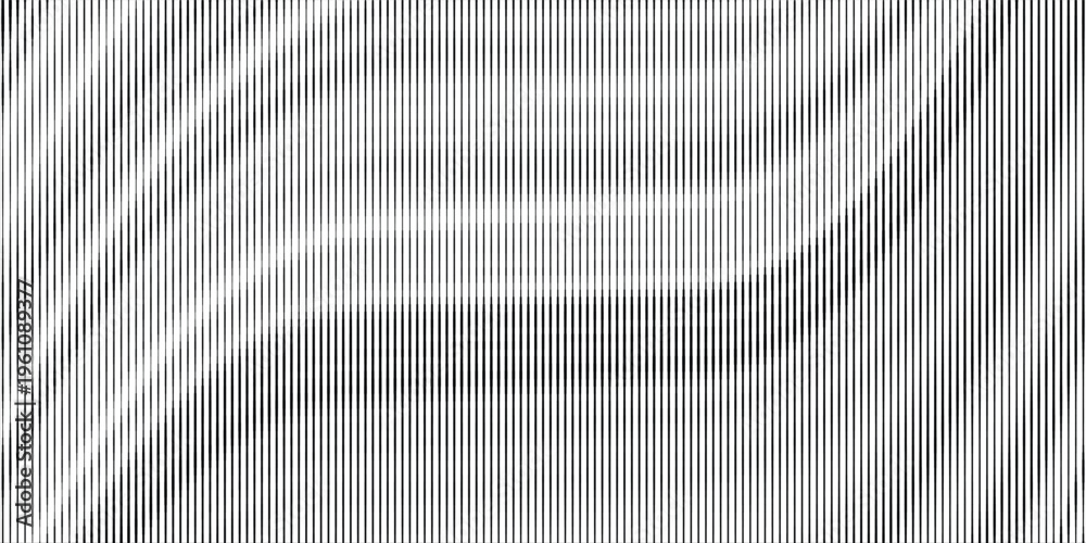 Fototapeta premium Linear micro-stripe background with soft gradient transition. Fine halftone texture, repeating backdrop