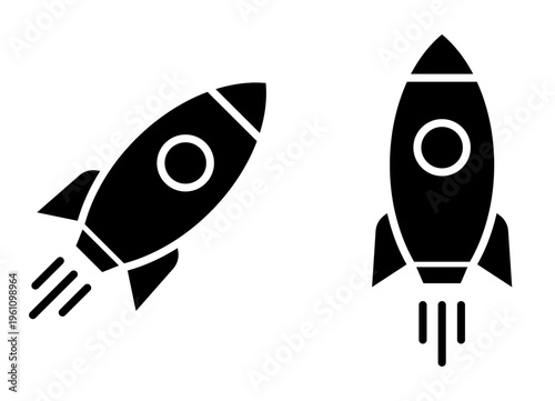 スタートアップのロケット・宇宙船アイコン
