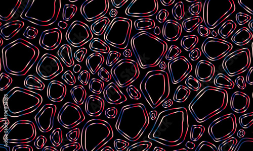 Irregular colorful geometric cobblestone line art background. abstract background.