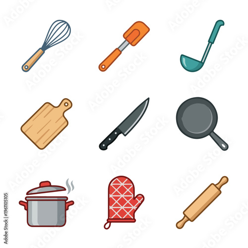 Kitchen Cooking Utensils Tools.