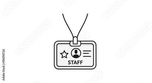 Staff ID Card Badge Access.
