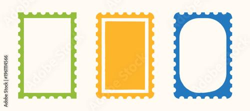 Geometric crayon stamp set. Hand drawn frames, borders for school, children's art, postcard, stickers, wedding invitations. Doodle shape box collection. Isolated whimsical vector illustration.