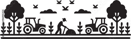 Handling hazard vector illustration for packaging tattoo or logistics logo. Glyph pictograms of flammable, fragile, temperature sensitive and trash bin symbols