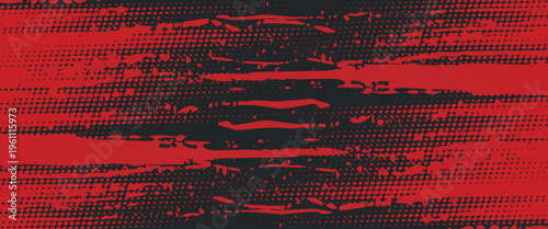 Background, contrast red and black color abstract template for business design. Technology style. You can use it for advertising, sports posters, templates, business presentations. Vector illustration