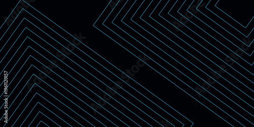 Minimalist background with glowing blue geometric lines. Modern design with elegant dynamic line style. VOL. 2