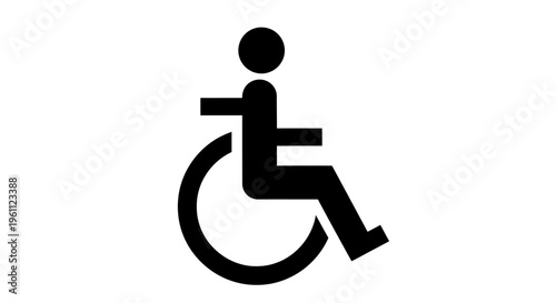 Blue handicapped parking sign featuring a white wheelchair person symbol for disability access and hospital accessibility