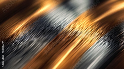 Metallic Streaks: Gold Silver Copper Abstract Light Texture