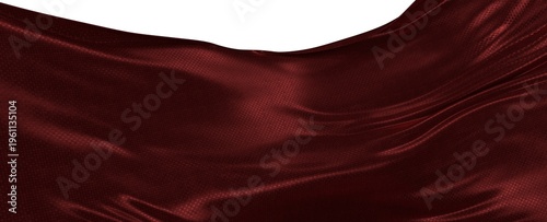 Luxurious burgundy fabric i...