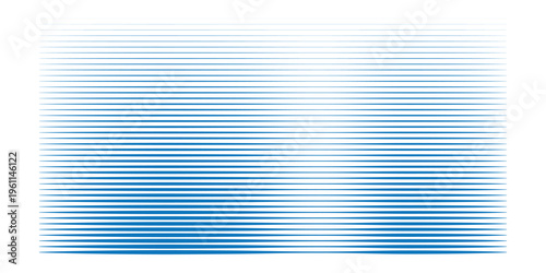 Obraz na plátne Abstract Blue and White Horizontal Lines Pattern.