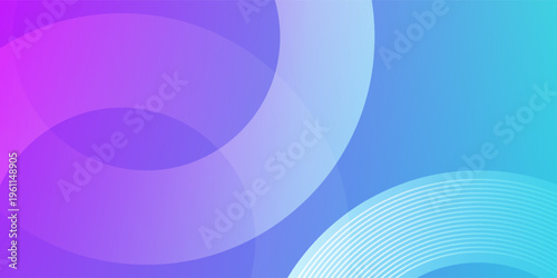 Purple abstract gradient background with circle line