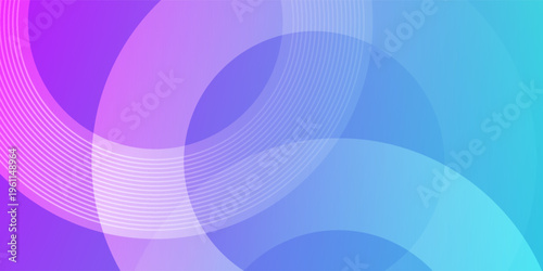 Purple abstract gradient background with circle line