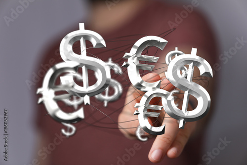 Hand reaching for dollar an...