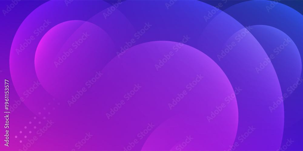 Obraz premium Abstract Purple and Blue Layered Circle Gradient Background