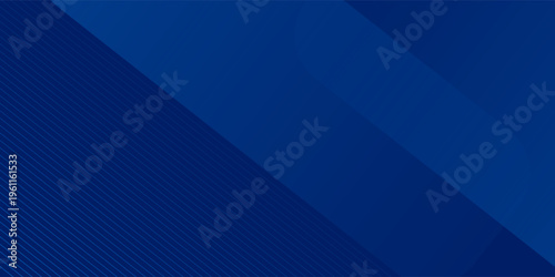 Abstract blue background with glowing geometric lines. Modern blue gradient square shape design. Futuristic technology concept. Suit for brochure, corporate, website, poster, banner, cover modern