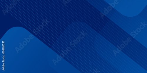 Abstract blue background with glowing geometric lines. Modern blue gradient square shape design. Futuristic technology concept. Suit for brochure, corporate, website, poster, banner, cover modern