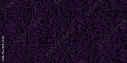Abstract dark purple grunge texture background with distorted glitch patterns