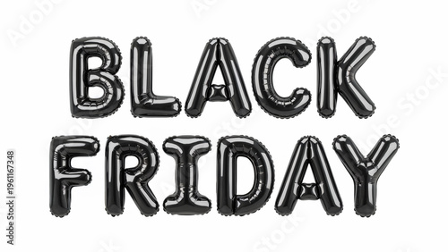 Black Friday Sale Typography Design, Shopping Discount and Retail Promotion Concept