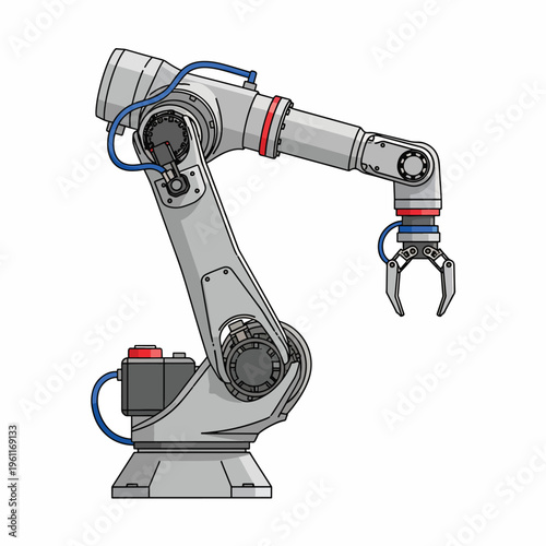 Industrial robotic arm machine technology 2.