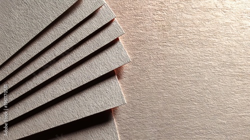 On a plain background, a modern wedding invitation with legible text sits atop two empty envelopes, displaying a minimalistic style