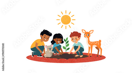 A young woman enjoying work at a coffee shop with a smile.